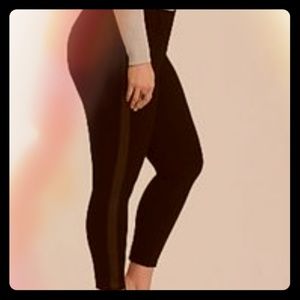 Torrid black strip tux crop trouser !Final Price!